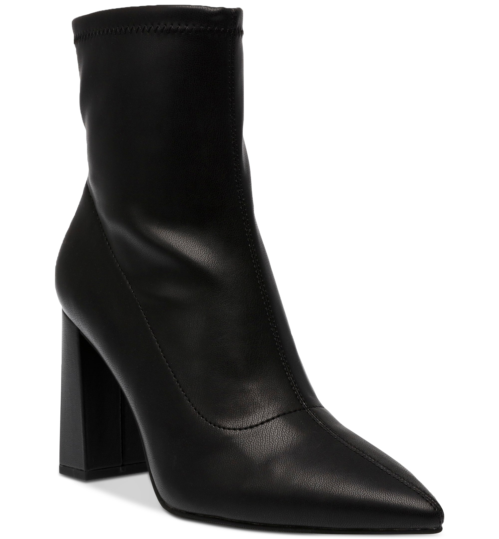 Iloise Pointed-Toe Block-Heel Dress Booties