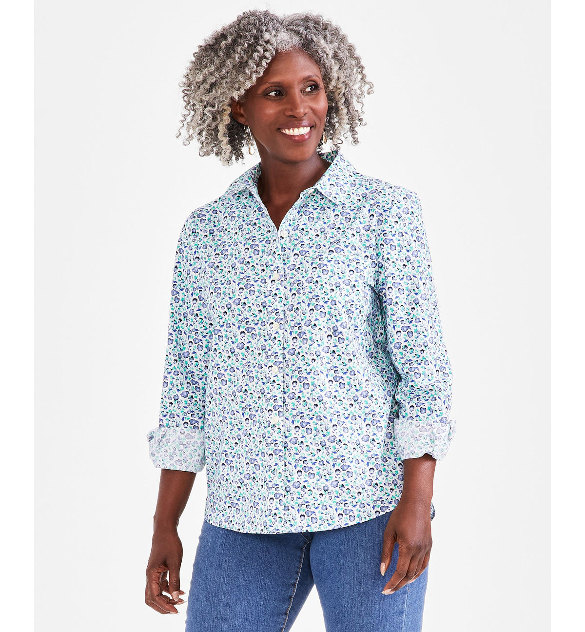 Petite Floral Perfect Shirt