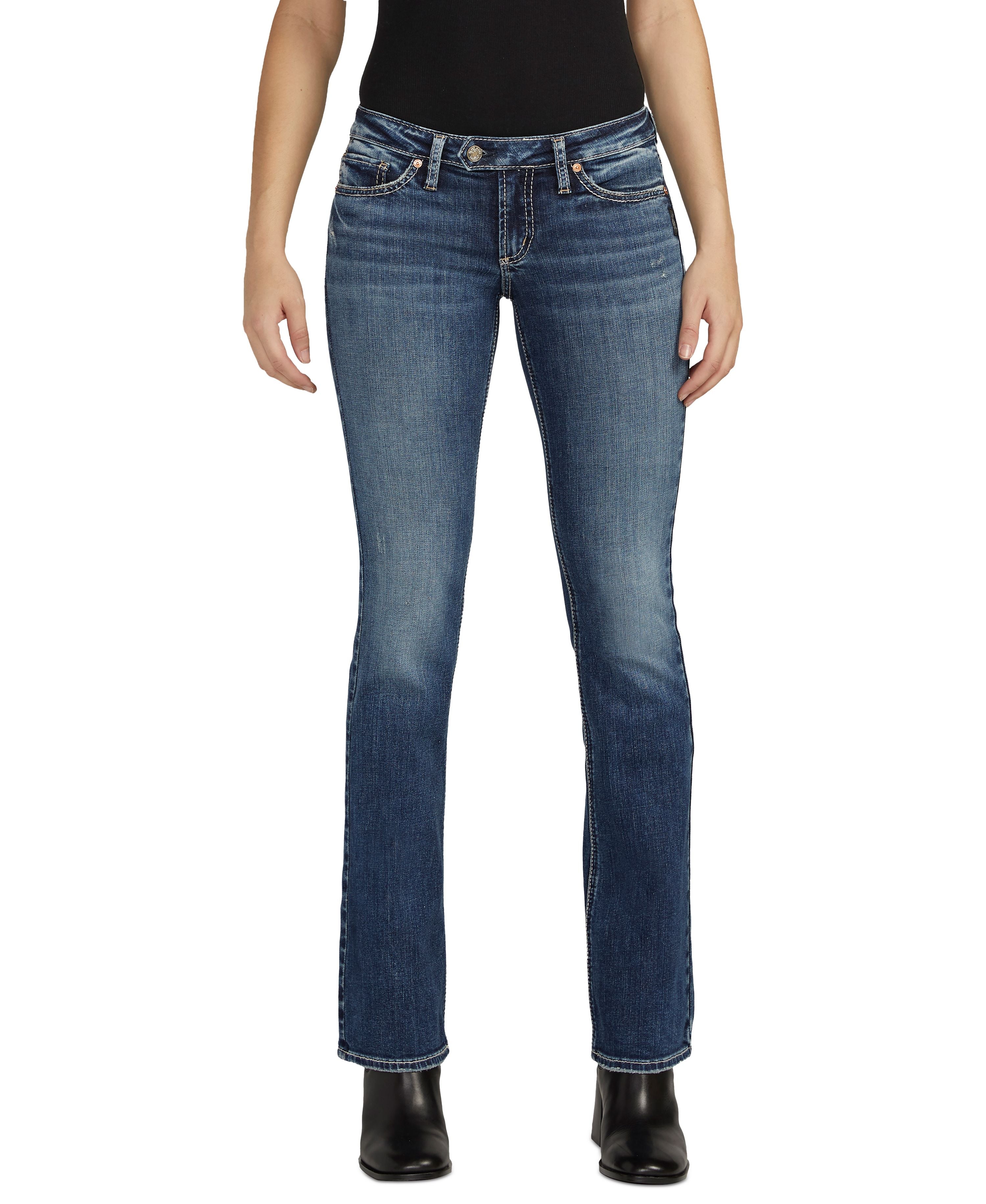 Women's Britt Low-Rise Straight-Leg Jeans