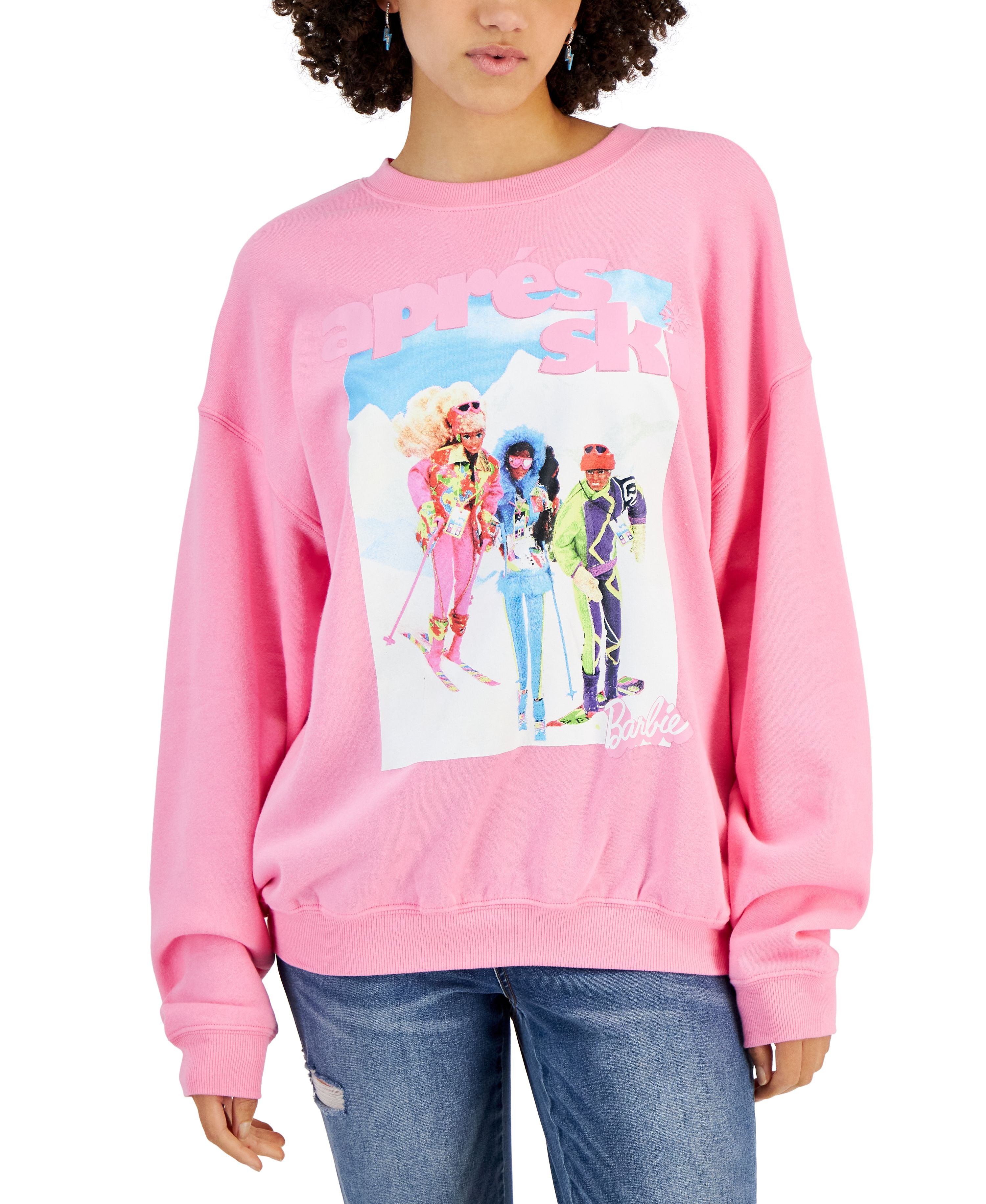 Juniors' Barbie Apr�s-Ski Sweatshirt