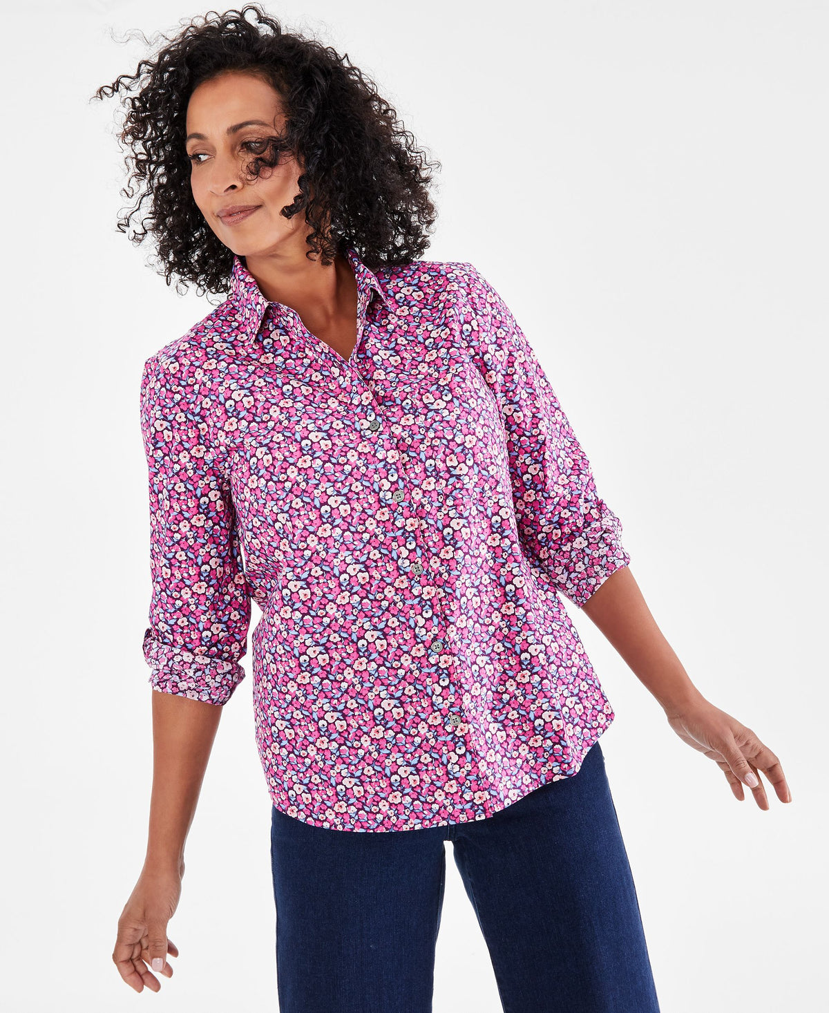 Petite Floral Perfect Shirt