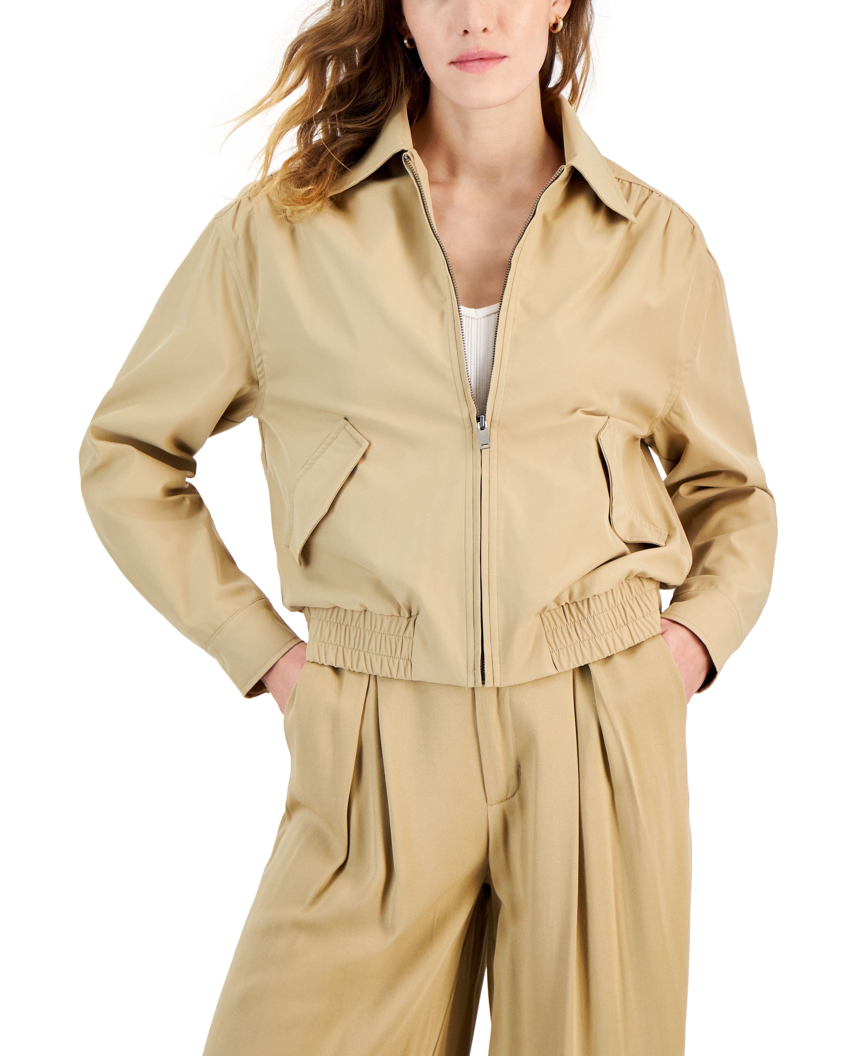 Women's Twill Collared Jacket