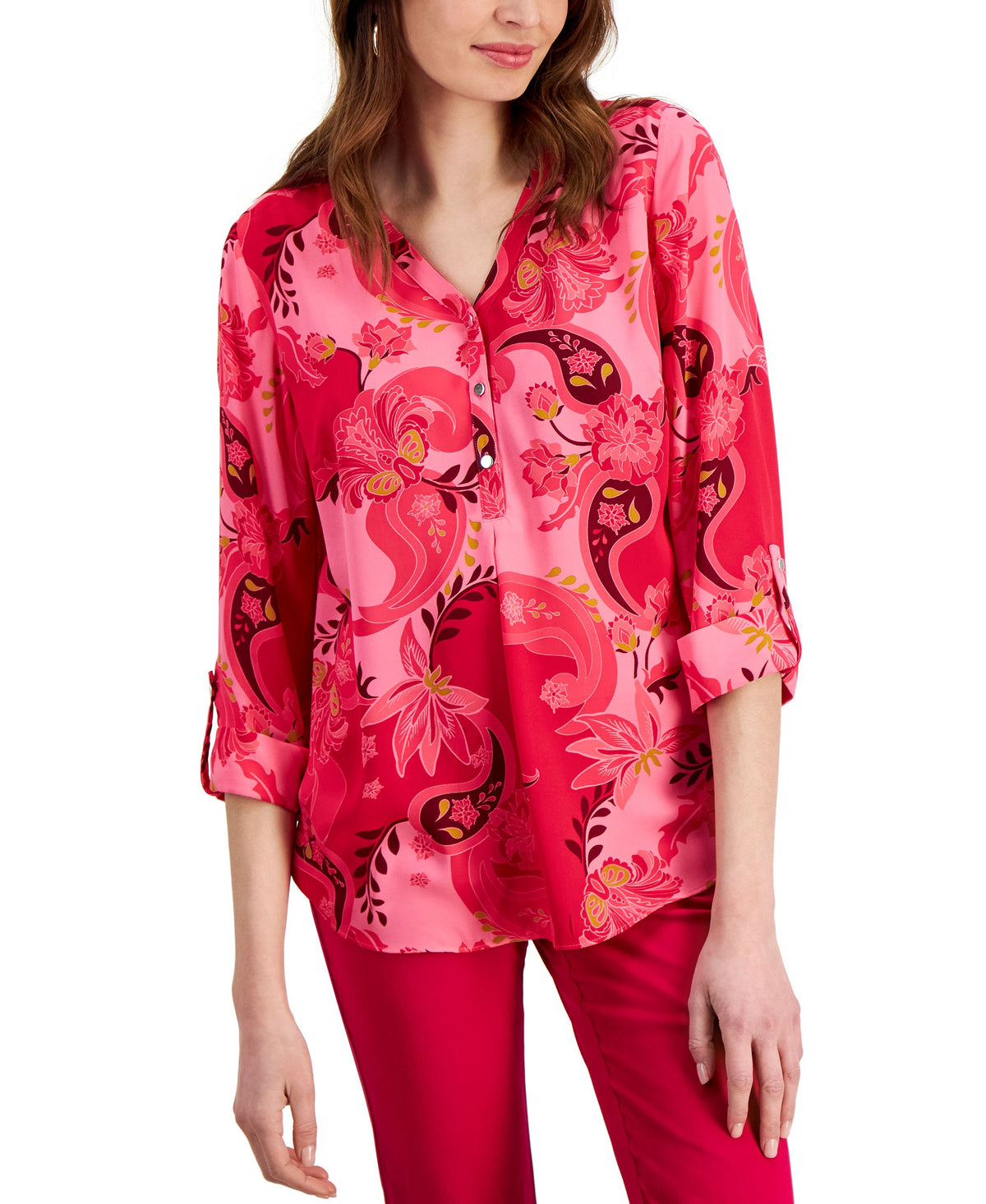 Petite Glamorous Garden Utility Top