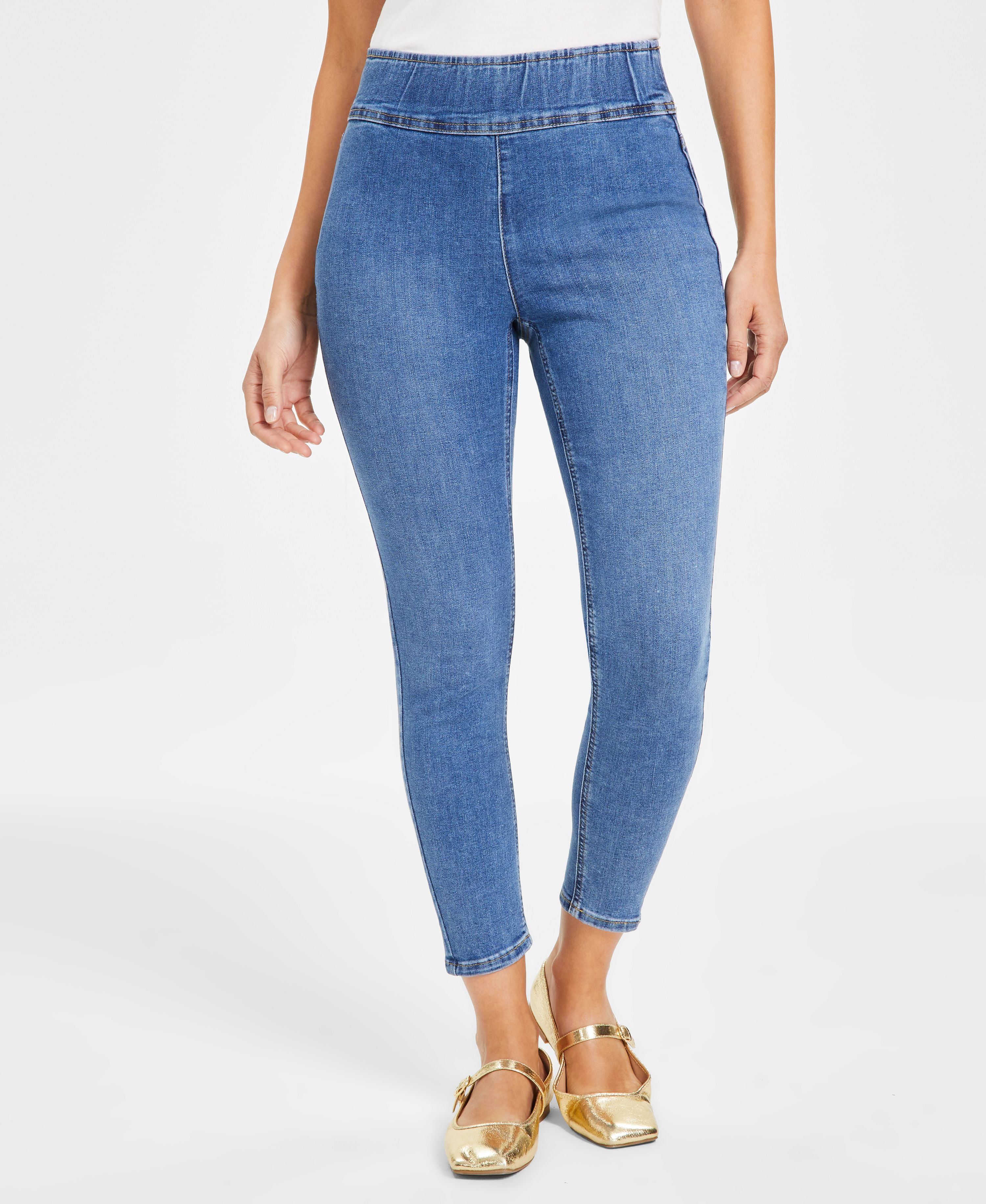 Women's Pull-On Skinny Cropped Jeans