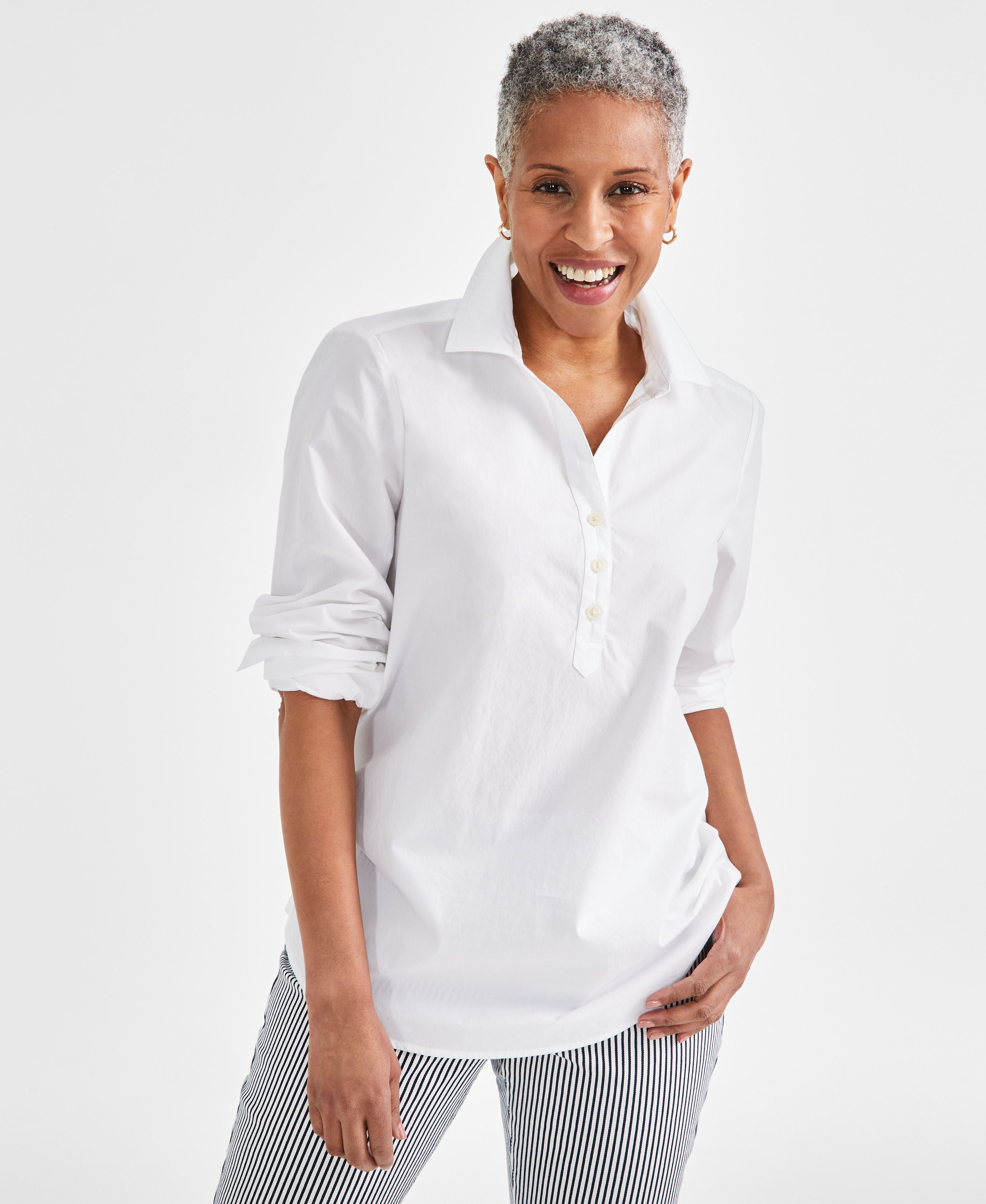 Petite Perfect Popover Shirt