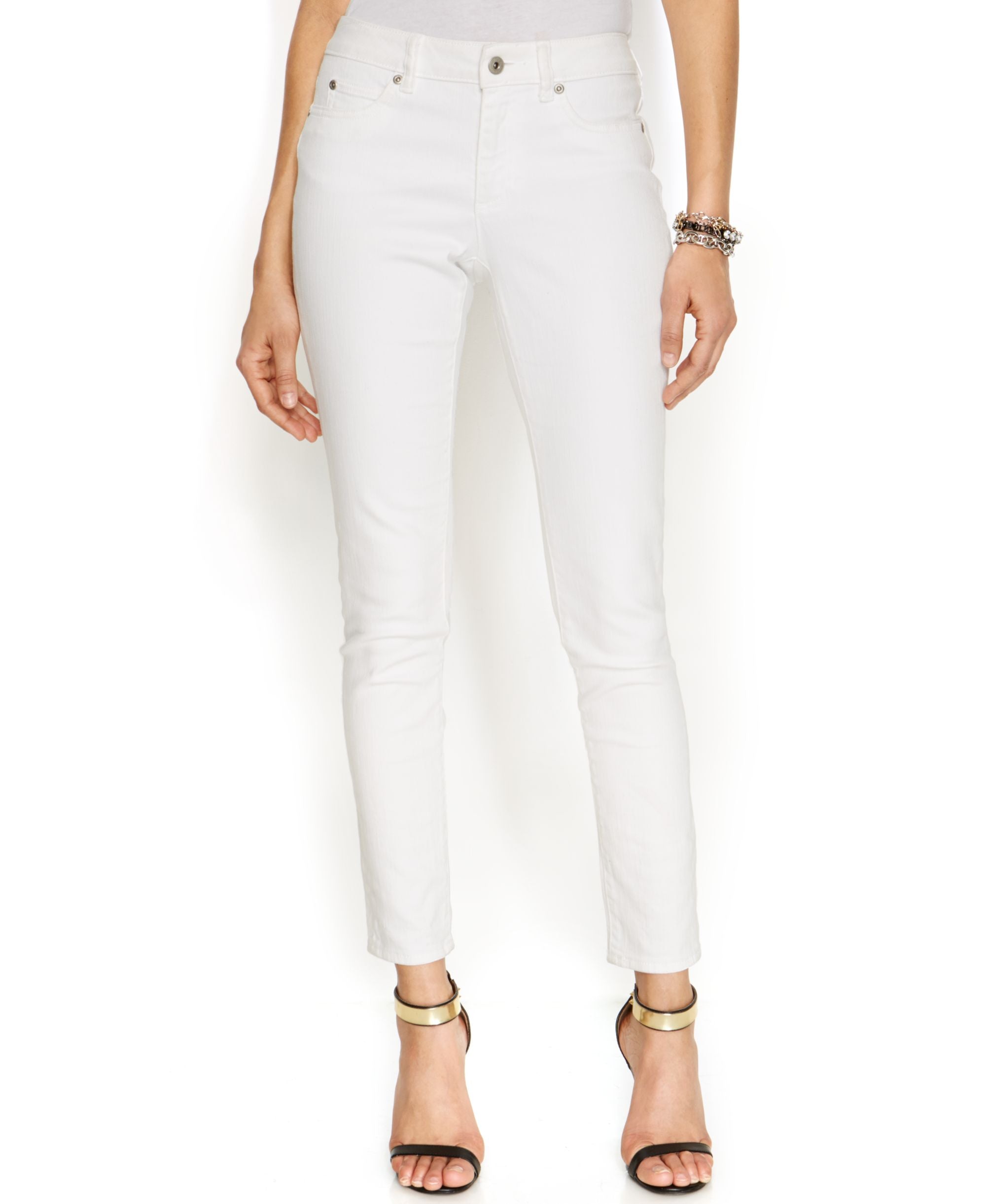 Vince Camuto Skinny Jeans White Wash