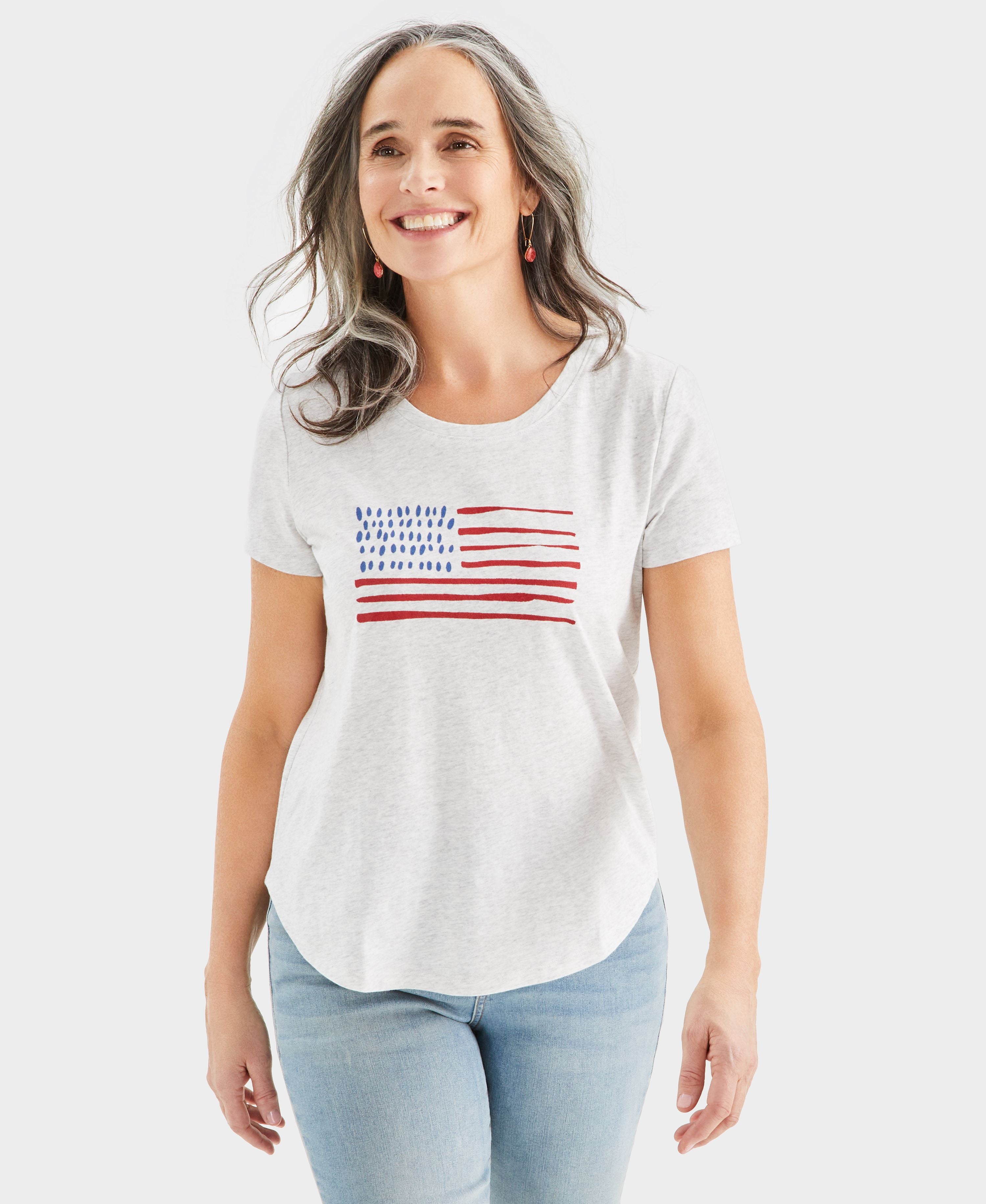 Petite Flag Day Perfect T-Shirt