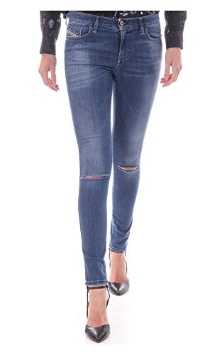 Diesel Womens Skinzee 08F26 Super Skinny Jeans
