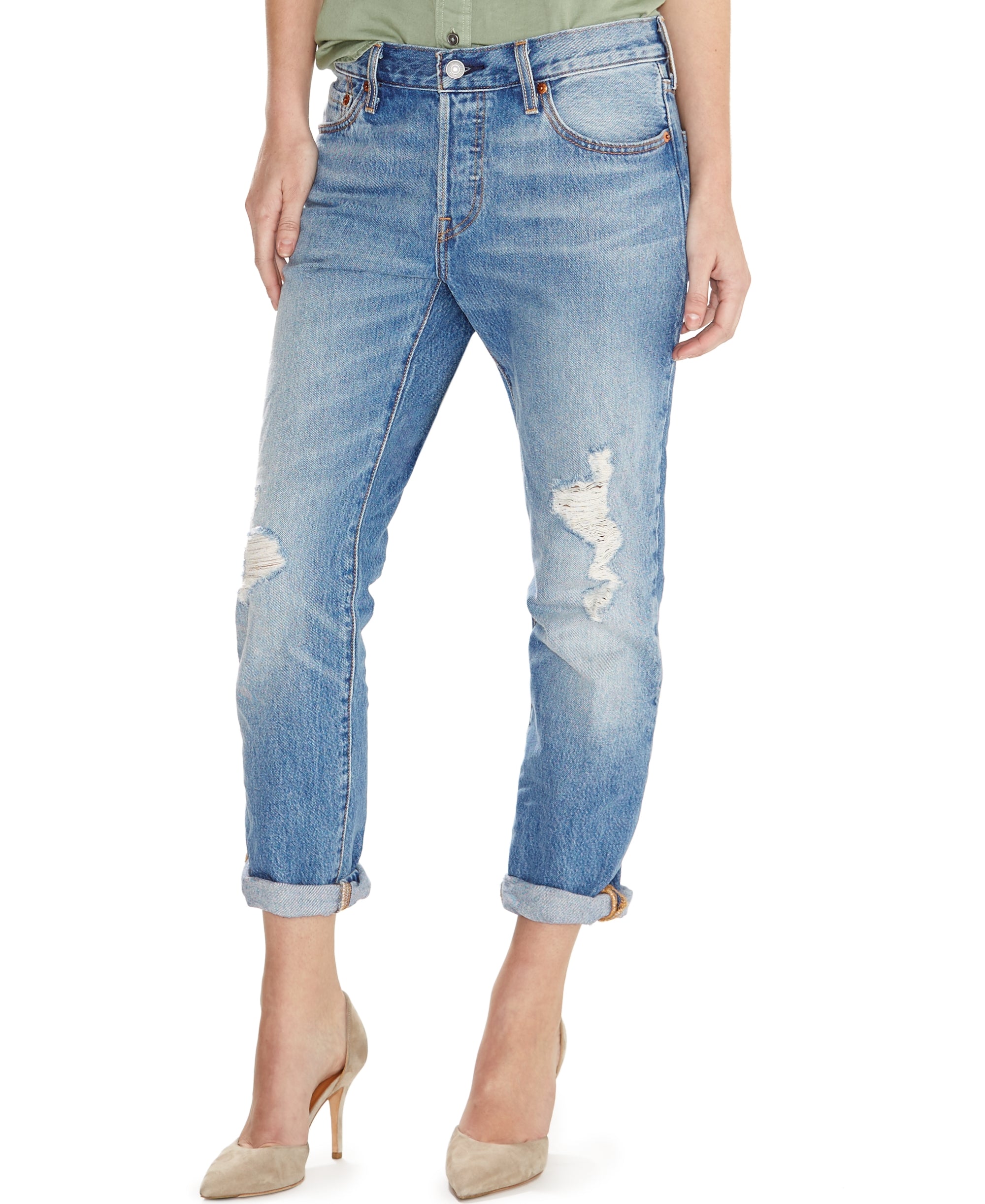 Levi's� 501� CT Customized Tapered Boyfriend Jeans
