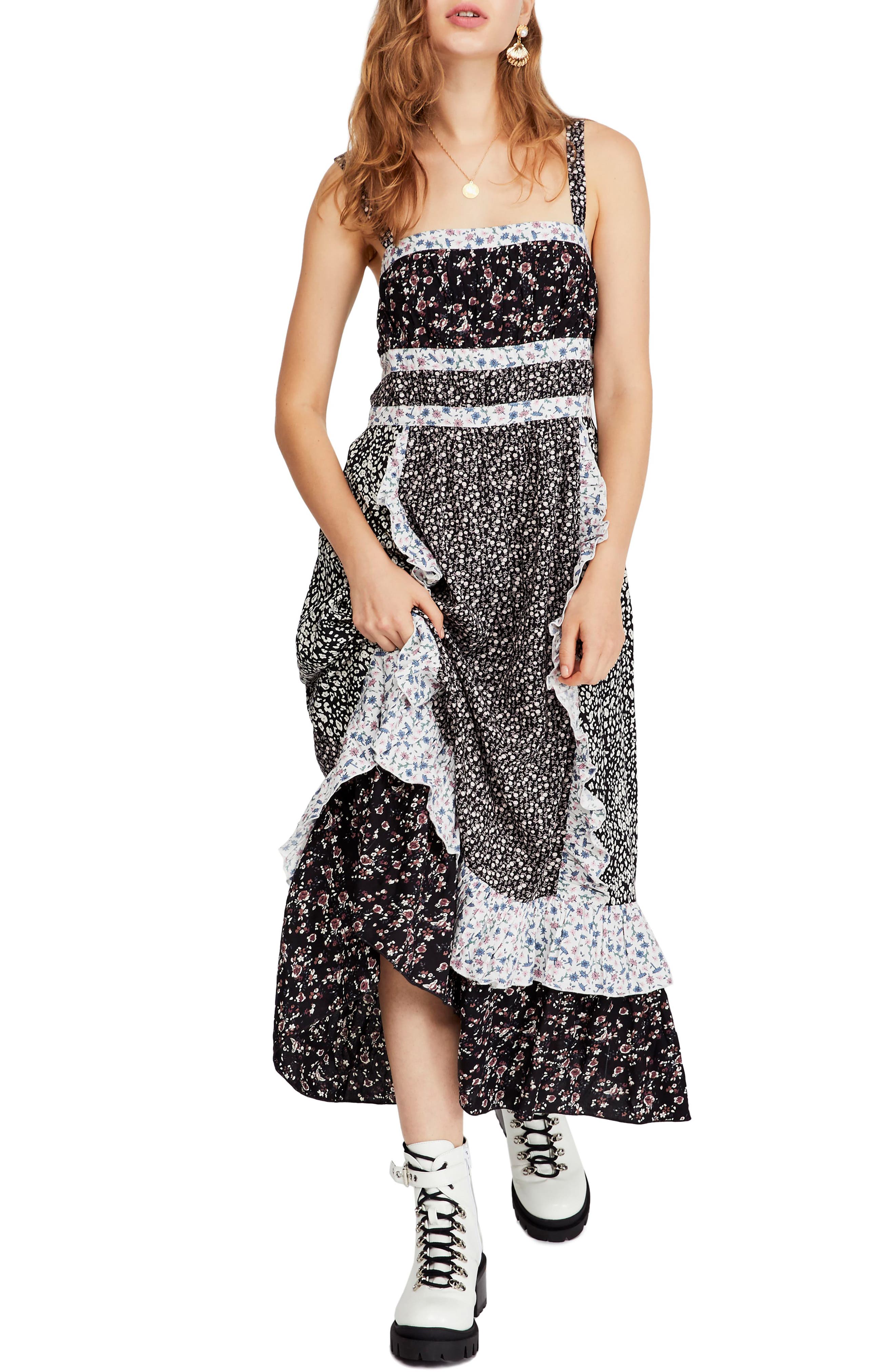 Free People Printed Yesica Maxi Dress