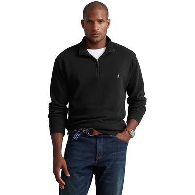 Polo Ralph Lauren Mens Big & Tall Estate Rib 1/4-Zip Pullover Sweater 2X Long Tall