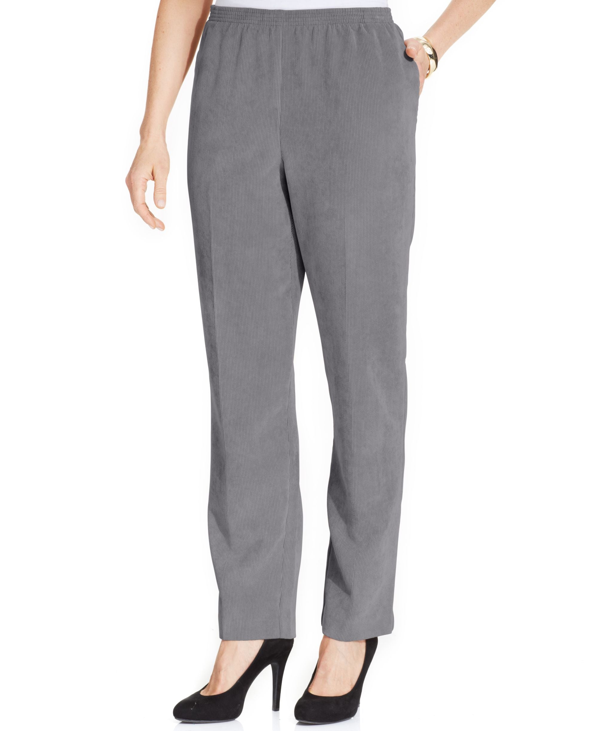 Classics Corduroy Straight-Leg Pants in Petite Average Length