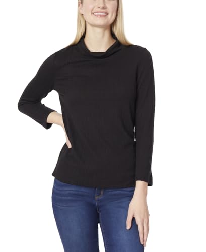 Jones New York Plus Size Cable-Knit Mock-Neck Jones