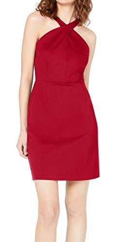 INC Crossed-Neck Bodycon Dress