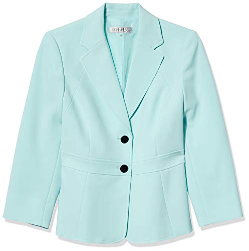 Petite Stretch Two-Button Jacket