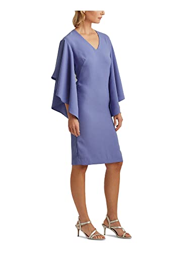 Lauren Ralph Lauren Ruffle-Sleeve Cocktail Dress