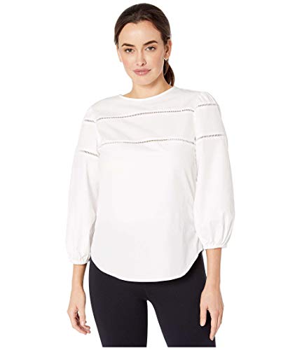 Lauren Ralph Lauren Ladder Lace Trim Cotton Shirt