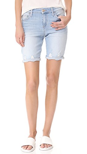 Joes Finn Cuffed Marjorie Wash Denim Bermuda Shorts