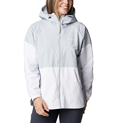 Columbia Women's Park II Jacket, Cirrus Grey/White, XX-Large
