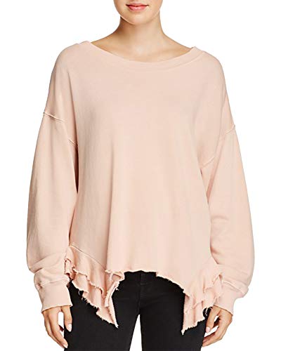 Current/Elliott The Slouchy Ruffled Sweatshirt