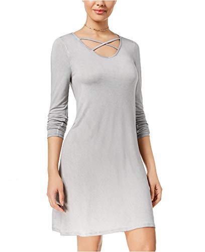 Juniors' Crisscross Swing Dress