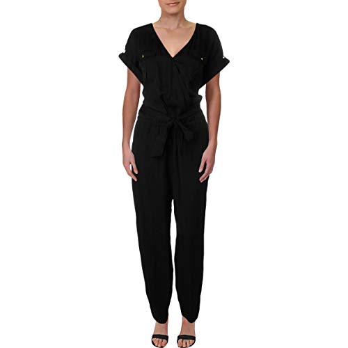 Lauren Ralph Lauren Roll Tab Short Sleeve Jumpsuit