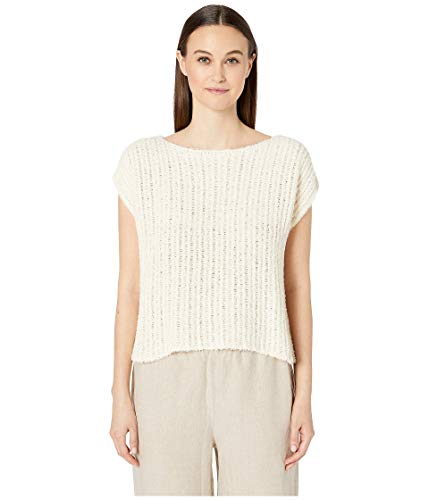 Organic Cotton Cropped Textured Sweater