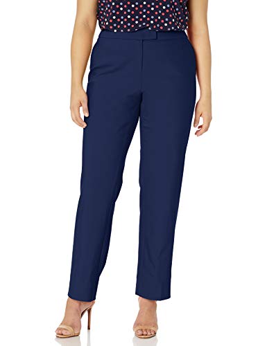 Anne Klein Women's Size Plus Extend TAB (Bowie Pant 28"), Eclipse, 18W