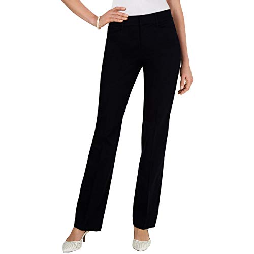 Charter Club Womens Wide Leg Mid-Rise Trouser Pants