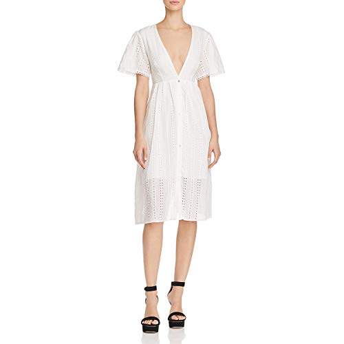 Liv Eyelet Midi Dress
