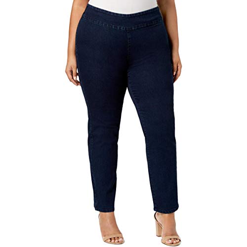 Plus Size Stretch Denim Pull-On Jeans