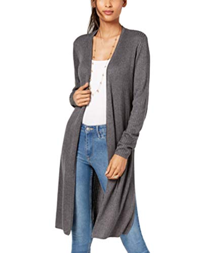 I.N.C. Petite Ribbed Open-Front Duster Cardigan