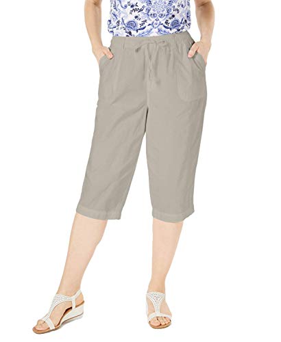 Cotton Cropped Pants