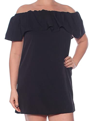 French Connection Womens Summer Crepe Light Off The Shoulder Dress