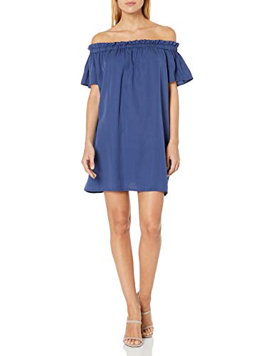 French Connection Womens Stayton Ruffle Dress
