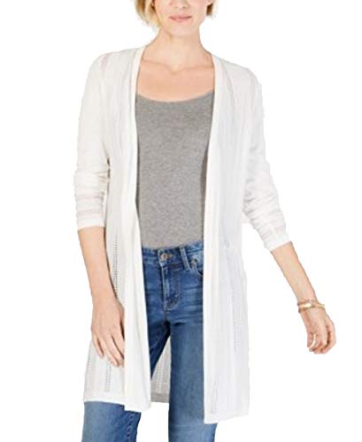 Petite Pointelle Duster Cardigan