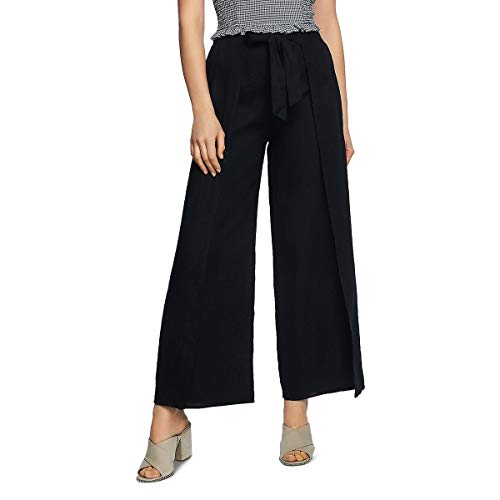 Linen Wide-Leg Pants