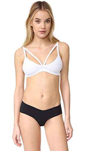 Free People Women's Keira Seamless Bralette, White, XS/S