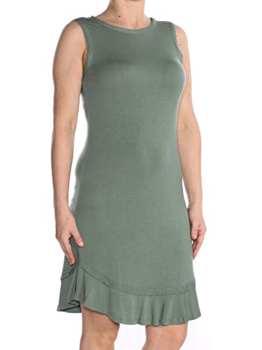 Ruffled-Hem A-Line Dress