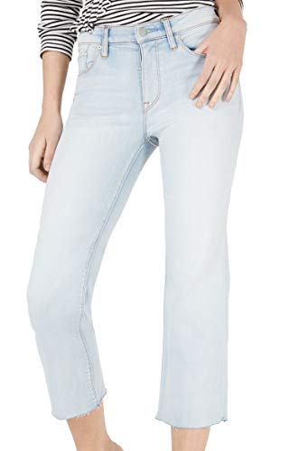 Wake Up Straight-Leg Cropped Jeans