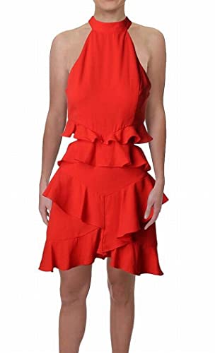 Do And Be Ruffled Cutout Dress