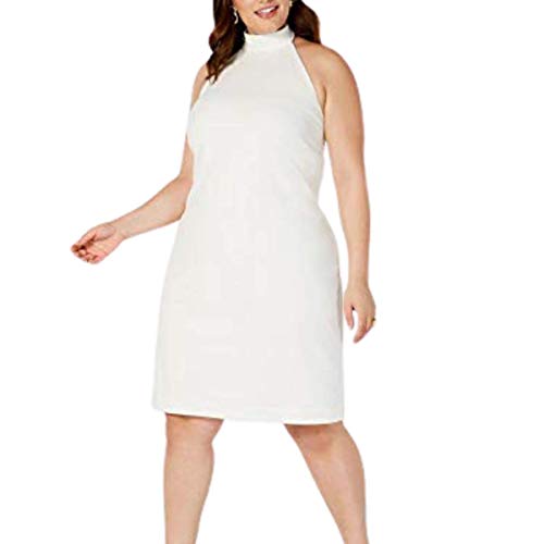 Trendy Plus Size Halter Sheath Dress