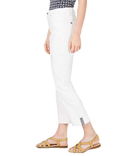Tummy-Control Cuffed Jeans