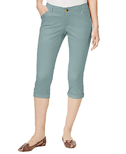 LEE Platinum Petite Chino Cropped Pants Blue Sage 12P