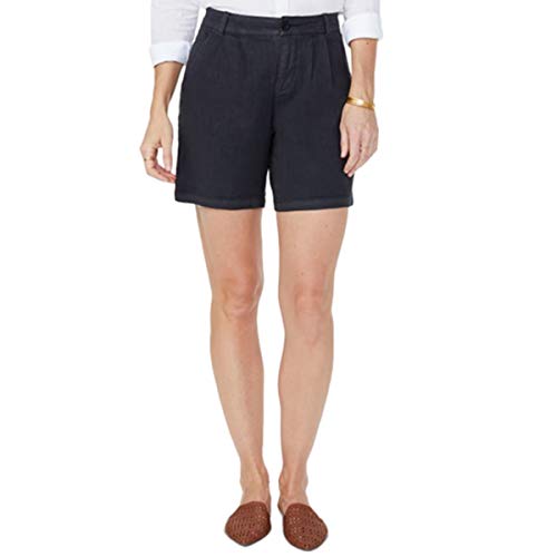 Tummy-Control Pleated Relaxed Shorts