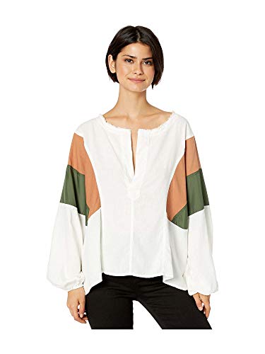 Free People Beating Hearts Top White LG (Women's 12-14)