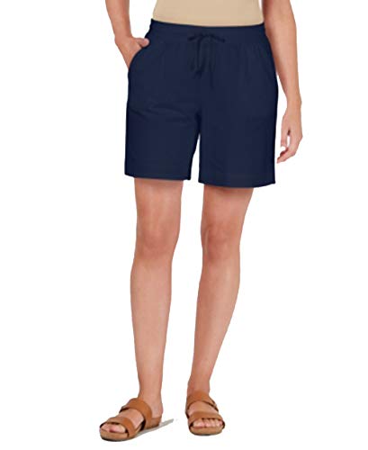 Karen Scott Knit Drawstring Shorts