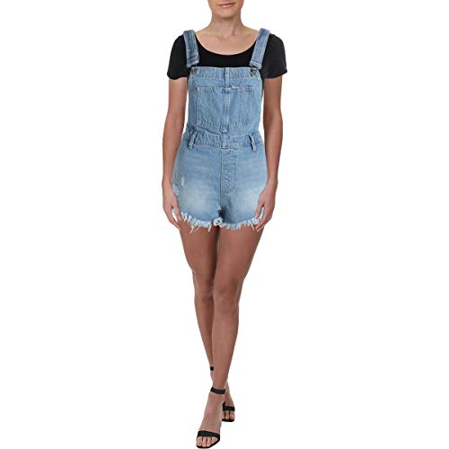 Free People June Denim Shortalls
