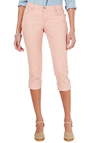 Petite Curvy Cuffed Capri Jeans
