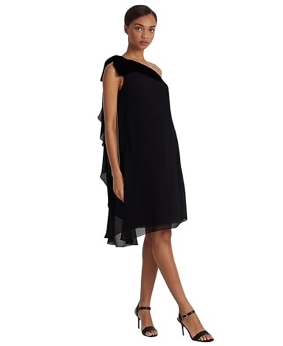 Chiffon One-Shoulder Dress
